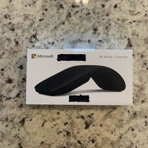 Microsoft black arc mouse